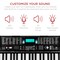 Best Choice Products 61-Key Beginners Complete Electronic Keyboard Piano Set w/ LCD Screen, Lighted Keys